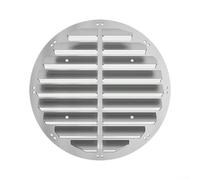 Plaque de guidage d'air en acier inoxydable - 43 cm - Sans perçage - 46 cm - Déflecteur d'air en acier inoxydable sans perçage - 48 cm - Pour unité de climatisation extérieure - Déflecteur de