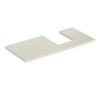 Geberit Plaque de lavabo ONE 105x3x47 cm découpe à droite 505.314.00.4 laqué gris sable brillant