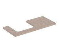 Geberit Plaque de lavabo ONE 505.304.00.5 105×3×47 cm découpe à gauche Chêne mélamine