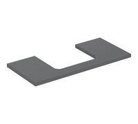 Geberit One plan de lavabo 505284003 105 x 3 x 47 cm, lave/laqué mat, découpe au milieu