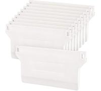 Plaque de Lestage Store Californien - Kit de Réparation Poids de Store Vertical de Rechange 89 mm - Blanc (10 pcs)