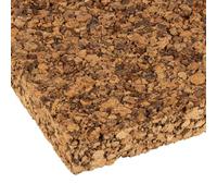 Plaque de liège isolante 1000 x 500 x 40 mm - Plaque d'isolation durable en liège pressé naturel pour une isolation phonique et thermique fiable dans les murs, les plafonds, les cloisons sèches et les