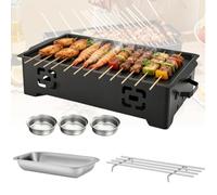 Plaque de maintien au chaud pour barbecue - Récipient de maintien au chaud pour aliments et aliments grillés - Plaque chauffante en aluminium antiadhésive - Bougie chauffe-plat - Accessoire de