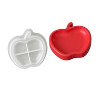 Plaque de moule à fruits, moules en silicone, moules à plateau en résine de fruits pour la fabrication de plateaux de rangement de bougies, décoration en plâtre, résine coulée, fonte élastomère de