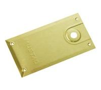 Plaque de pivot grand modèle 710.02GR pour série 8610 laiton poli - LCN - 3050705080 Noir G