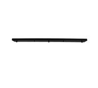 Plaque de plafond suspendue pour lampe, rosace ou réglette universelle métal noir 100 cm pour 2 ou 3 lampes
