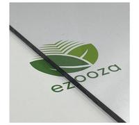 Plaque de polycarbonate de 3 mm d'épaisseur, transparente, dimensions 1000 x 1000 mm, avec protection UV