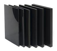 Plaque de polypropylène noir de 6 mm, haute résistance | Plaque en polypropylène (PP) rigide pour plans de travail de garage et tables d'atelier - Découpe sur mesure