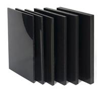 Plaque de polypropylène noir de 6 mm, haute résistance | Plaque en polypropylène (PP) rigide pour plans de travail de garage et tables d'atelier - Découpe sur mesure