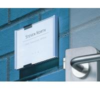 Plaque de porte Info Sign 149x105,5mm argenté paquet de 5 pièces