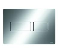 Plaque de poussée TECE WC TECEsolid, en acier inoxydable, pour la technologie à double chasse d'eau, 9240431, Couleur: Chrome brillant