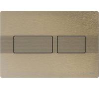 Plaque de poussée TECE WC TECEsolid, en acier inoxydable, pour la technologie à double chasse d'eau, 9240437
