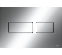 Plaque de poussée TECE WC TECEsolid, en acier inoxydable, pour la technologie à double chasse d'eau, 9240431