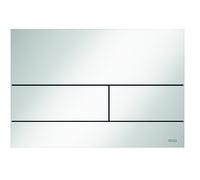 Plaque de poussée TECE WC TECEsquare II métal pour la technologie à double chasse d'eau, 9240832, Couleur: Blanc brillant