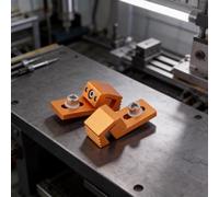 Plaque de pression latérale CNC 55 mm Profil bas pour T-Track CNC Side | Taille compacte de 55 x 22 x 19 mm, s'adapte aux espaces restreints, idéal pour les routeurs CNC de bureau comme la série