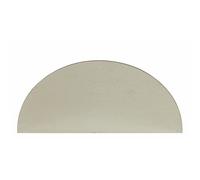 Plaque de propreté aluminium demi-lune - adhésive - 150x300 mm DUVAL