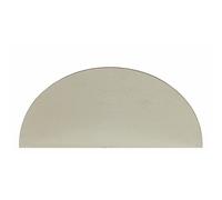 Plaque de propreté demi-lune adhésive en inox poli - 150 x 300 mm DUVAL