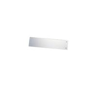 Plaque de propreté en aluminium satiné 75 x 300mm