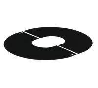 Plaque de propreté inox 0-10° - 80 PGI - noir gra ral9030 POUJOULAT - 37080425NOIR