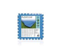Bestway Lot de 9 tapis de sol pour piscine ou spa 50 x 50 cm Bleu