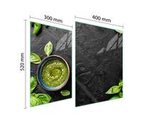 Plaque De Protection Des Vitres Pour Herd 70X52 Basil