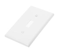Plaque de Protection D'interrupteur Simple 118, PC Blanc, Style Moderne | Plaque de Recouvrement Murale, Installation Facile, Bords Arrondis Lisses, Entretien Réduit, Usage Commercial
