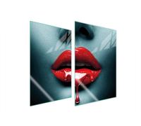 PLAQUE DE PROTECTION EN VERRE POUR CUISINE 2x35x52 OUVERTURE