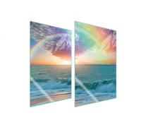 PLAQUE DE PROTECTION EN VERRE POUR CUISINE 2x35x52 SEA