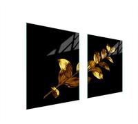 Plaque de protection en verre pour cuisinière 85x52 GOLD