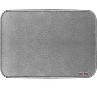 Plaque de protection sol - KOTARBAU - 48x80 cm - Acier revêtu vieil argent - Ignifuge - Rectangulaire