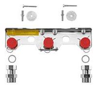 Plaque de raccordement de montage Bosch 7719001771 pour appareils de 40 et 50 kW, pour gaz naturel, avec raccord à vis