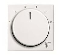 Plaque de recouvrement Busch-Jaeger pour bouton rotatif Raumtemperaturregler blanc alpin 2CKA001710A4193 1794 R-914, Busch-balance® SI, avec graduation d'impression 2000 -6