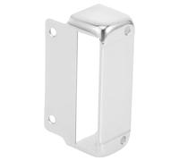 Plaque de Recouvrement en Acier Inoxydable du Verrou pour Porte | Renfort de Serrure, Compatible 35 à 50mm, pour Portes D’appartement et Bureau