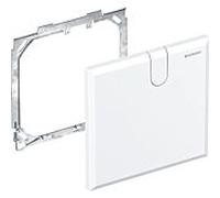 plaque de recouvrement Geberit 116425111 blanc , pour mitigeur lavabo avec mitigeur lavabo fonction UP, plastique