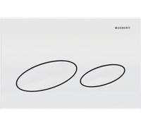 Plaque de recouvrement Geberit Kappa20 pourdepuis dessus/devant blanc