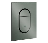 Plaque de recouvrement Grohe Arena Cosmopolitan S pour la quantité 2 et l'opération start + stop, 37624AL0, Couleur: graphite dur brossé