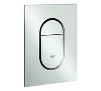 Plaque de recouvrement Grohe Arena Cosmopolitan S pour la quantité 2 et l'opération start + stop, 37624DC0, Couleur: acier super