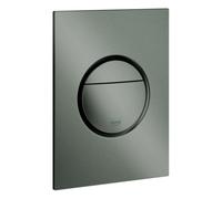 Plaque de recouvrement Grohe Nova Cosmopolitan S pour 2 quantités et fonctionnement en marche + arrêt, 37601AL0, Couleur: graphite dur brossé