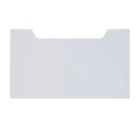 Plaque de recouvrement horizontal A4 - Gris lumière