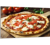 Plaque de recouvrement pour cuisinière 80x52cm en 1 partie Couvercle pour plaque vitrocéramique Protection anti-éclaboussures, Manger une pizza