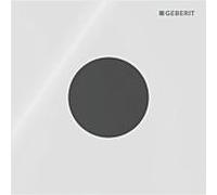 Geberit type 40 plaque de recouvrement pour commande d'urinoir IR, ronde, 246120SI1, Couleur: Blanc - CM