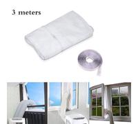 Plaque De Scellage De Fenêtre Univeerselle, 3m/4m, En Tissu Blanc, Panneau Souple Flexible Et Étanche Pour Climatiseur Mobile