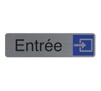 Plaque de signalisation 'Entrée'