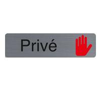 Plaque de signalisation 'Privé'