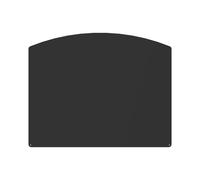 Plaque De Sol Demi-Ronde Noire L100 H80