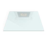 Plaque de sol en verre protection pour poêle et cheminée Verre dépoli Verre de sécurité 120x80 Tulup