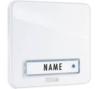 Plaque de sonnette simple m-e modern-electronics KTA-1 W blanc 12 V/1 A