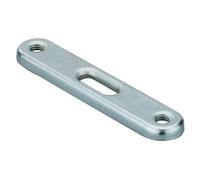 Plaque de support double fischer DPP 65 pour filetage M8 en acier galvanisé gris métallisé 1,5 kN
