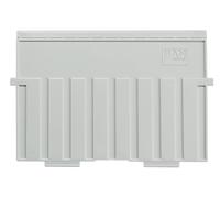 Plaque de support HAN DIN A5 paysage, pour plateaux et boîtes à cartes HAN, boîte d'apprentissage, classeur à cartes d'apprentissage, plaque de séparation, 1 pièce, 9025-11, gris clair