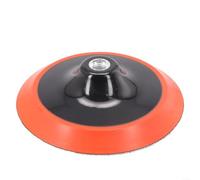 Plaque de support M14 pour disque de polissage de tampon de 12,7 à 15,2 cm, adaptateur de polissage de voiture en mousse pour meuleuse, ponceuse, polisseuse, outils rouge (15,2 cm, noir)